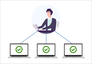 お客様専用のエージェントをダウンロードします。